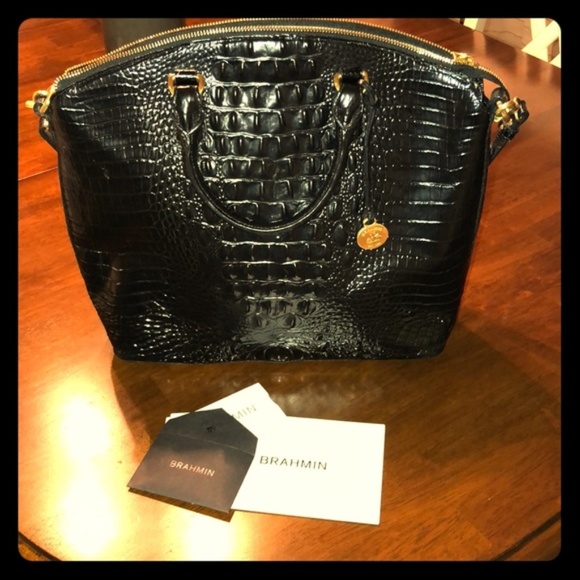 brahmin duxbury satchel black